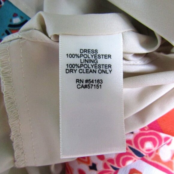 Eliza J Scarf Print Crepe De Chine Maxi Dress Size 2 Petite Sleeveless Tie Neck - Picture 10 of 10